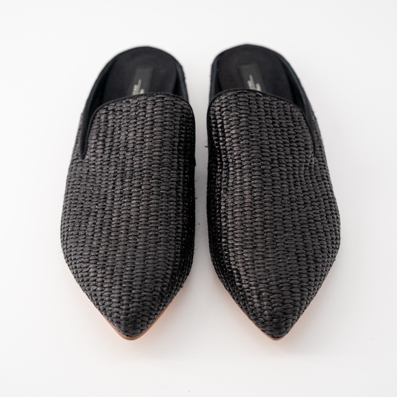 size 40 Max Mara Weekend Tela Raffia Mules Slippers Slip on - Picture 3 of 11
